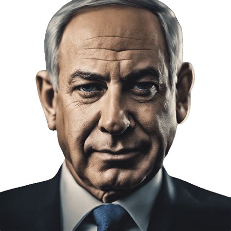 Benjamin Netanyahu Portrait transparent PNG - StickPNG