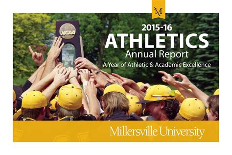 2015-16 Millersville University Athletics Annual Report by Millersville University - Issuu