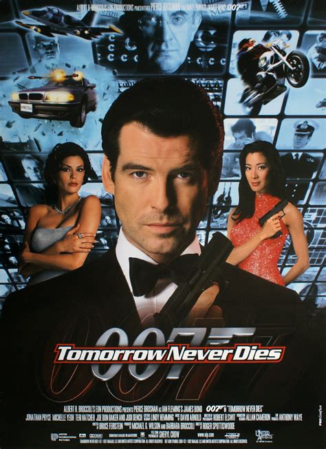 “Tomorrow Never Dies”: Danish release poster (1997) – James Bond-O-Rama.dk