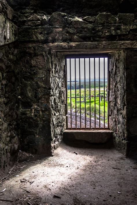 Interior of Slains Castle Ruins. Aberdeenshire, Scotland. Stock Image ...