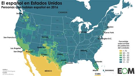 The Spanish language in the USA : r/LinguisticMaps