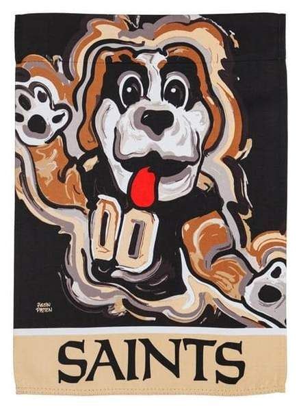 New Orleans Saints Garden Flag 2 Sided Justin Patten | New orleans ...