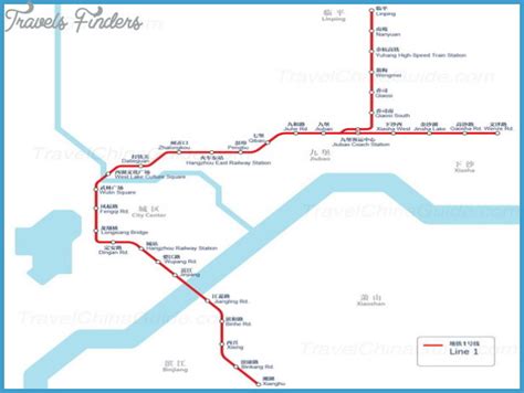 Hangzhou Subway Map - Travel - Map - Vacations - TravelsFinders.Com