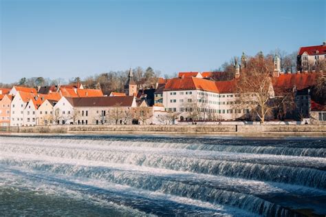 Premium Photo | Landsberg am lech in winter, at bavaria germany