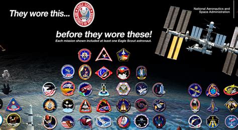 At least two-thirds of astronauts were Scouts