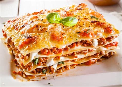 Classic Italian Lasagna the real excellence of Italian cuisine