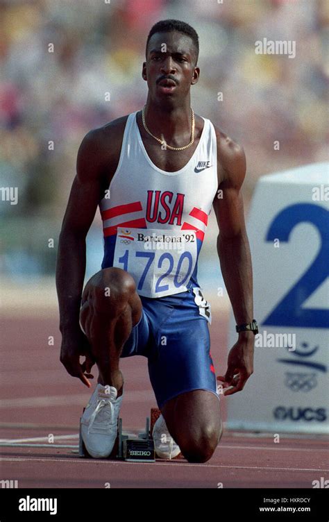 MICHAEL JOHNSON 200 METRES 14 August 1992 Stock Photo - Alamy