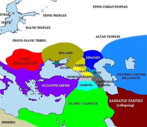 Pontic steppe region around 650 AD | Map, History, Steppe