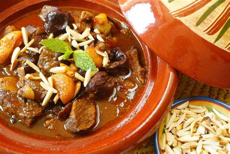 Moroccan Lamb or Beef Tagine with Apricots Recipe