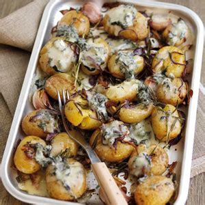 Crushed jersey royal potatoes - Gorgonzola Recipes