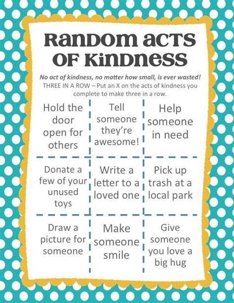 Acts Of Kindness Activity Sheets