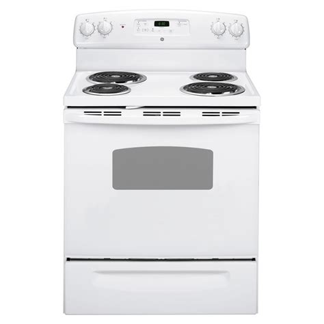 GE® 30-Inch Freestanding Electric Range (Color: White) at Lowes.com