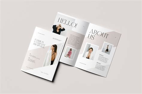 Bifold Brochure Mockup on Behance