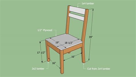 How to build a simple chair | HowToSpecialist - How to Build, Step by Step DIY Plans