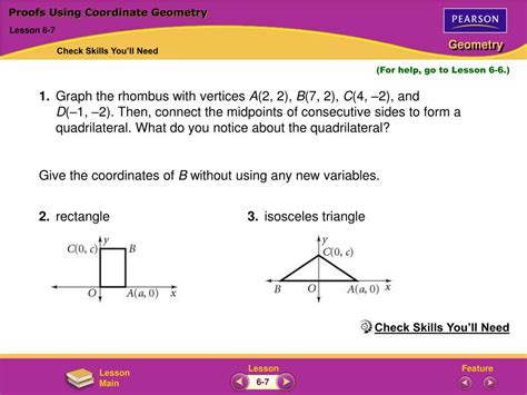 PPT - Proofs Using Coordinate Geometry PowerPoint Presentation, free download - ID:5439679