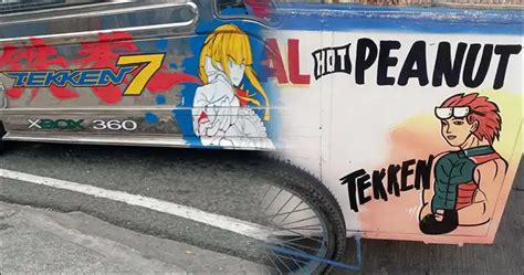 Fan Tekken artwork is showing up in photos of buses and peanut stands leaving Katsuhiro Harada ...