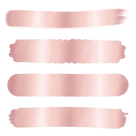 Gold Brush Strokes Png Transparent Rose Gold Brush St - vrogue.co