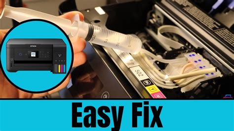 Epson ET 2750 - How To Clean Printhead - Printer Error Solved - YouTube