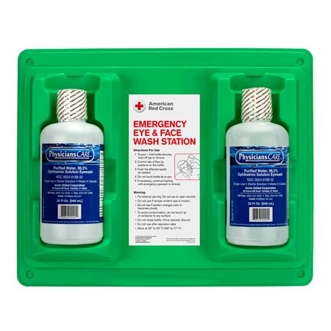 Emergency Eye & Face Wash Station (32oz) | Red Cross Store