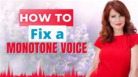 How to Fix a Monotone Voice - YouTube