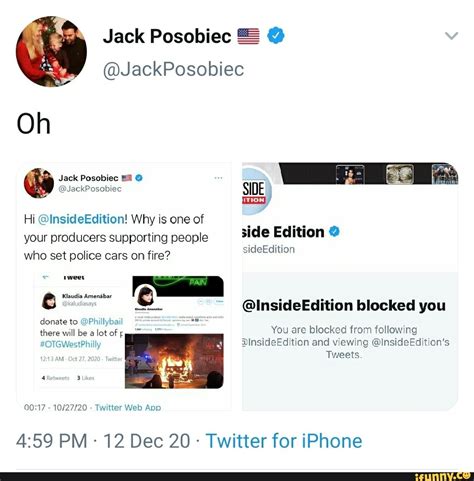 Jack Posobiec = @ @JackPosobiec Oh Jack Posobiec @ @JackPosobiec SIDE ...