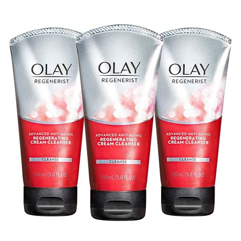 Olay Regenerist Regenerating Cream Cleanser Face Wash, 5 fl oz, Pack of ...