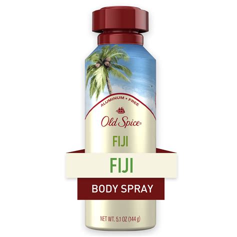 Buy Old Spice Aluminum Free Body Spray for Men, Fiji, 5.1 oz Online at Lowest Price in Ubuy ...