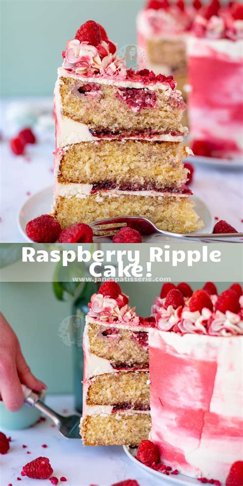 Raspberry Ripple Cake! - Jane's Patisserie