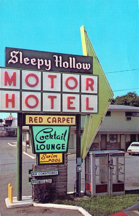 The Sleepy Hollow Motor Hotel and Red Carpet Cocktail Lounge in Elkhart, Indiana. Unfortunately ...