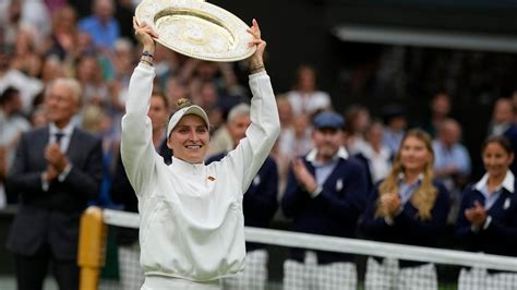 Marketa Vondrousova Wins Wimbledon Over Ons Jabeur - The New York Times