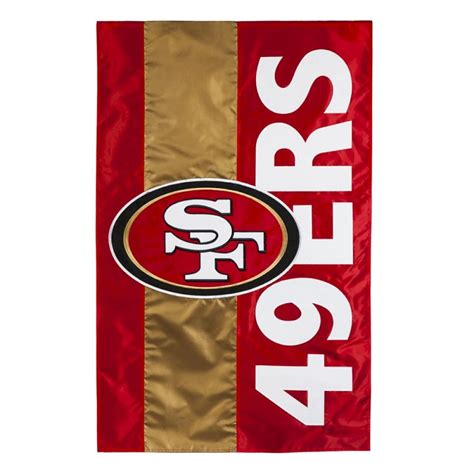 Garden flag San Francisco 49ers Decorative Banners & Flags at Lowes.com