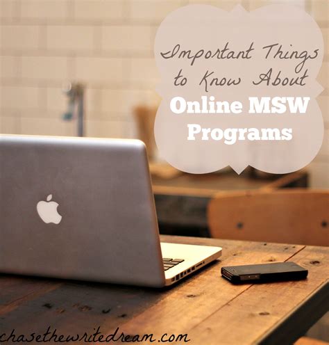 Important Things to Know About Online MSW Programs