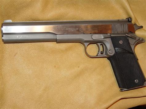 Amt Hardballer Long Slide .45 Acp, Stainless 7 For Sale at GunAuction ...