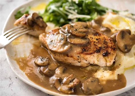 Chicken with Mushroom Gravy | RecipeTin Eats