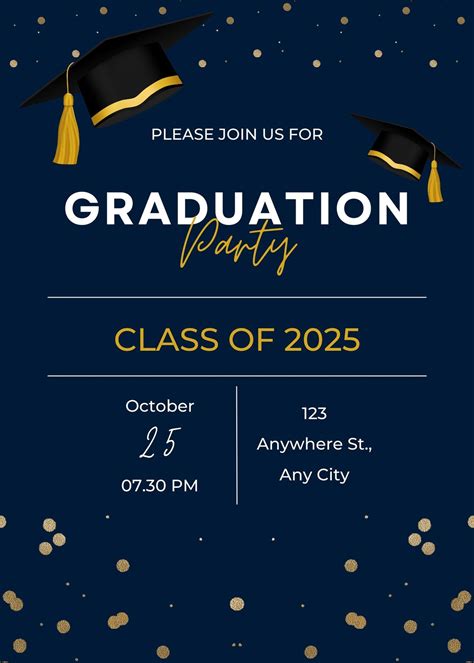 Graduation Party Invitations Templates