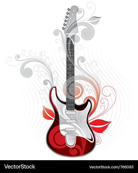 Guitar graphic Royalty Free Vector Image - VectorStock