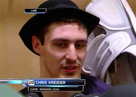 Rangers' Forward Chris Kreider After Game 1 : r/hockey