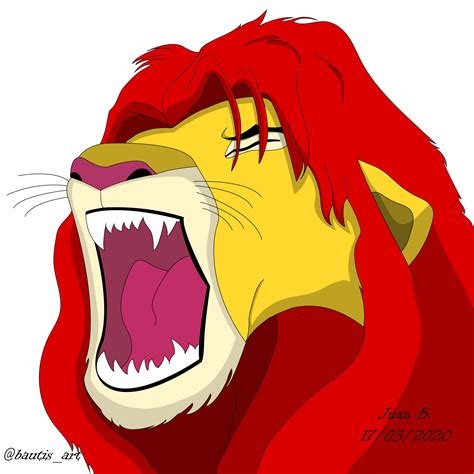 ArtStation - Simba's roar