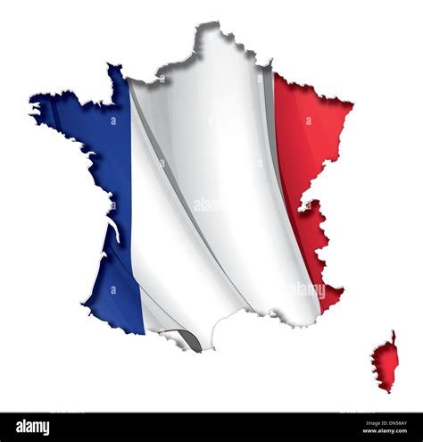 French Flag Map