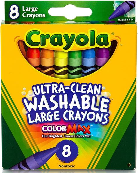 Crayola Jumbo Washable Crayons | Preschool Supplies List 2021 ...