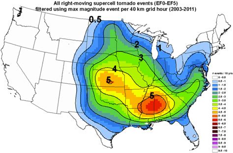 "Tornado Alley" Is A Moving Target : r/weather