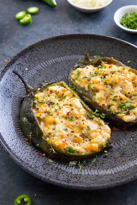 Cajun Shrimp Stuffed Poblano Peppers Recipe - Chili Pepper Madness