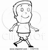 Boy Walking Coloring Pages sketch template