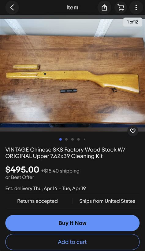 Found some good priced wood stocks on eBay, then I see this. I mean don ...