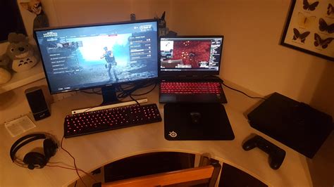 My budget setup based on a gaming laptop (HP Omen) + PS4 : r/gamingsetups