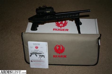 ARMSLIST - For Sale: Ruger Charger .22lr with red dot scope