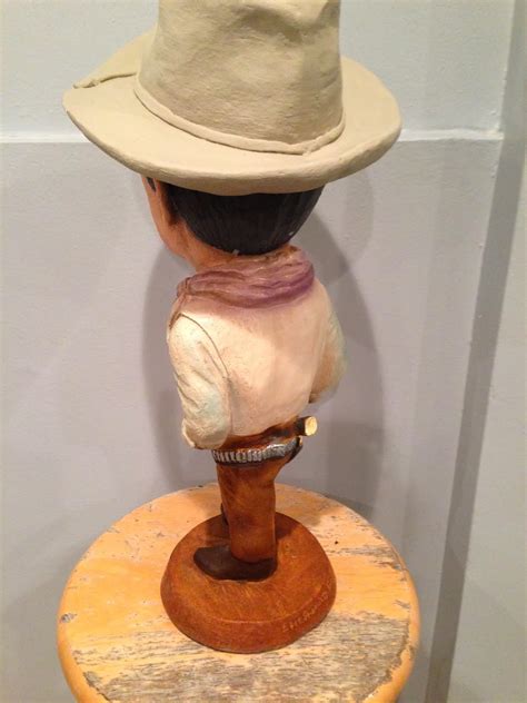 Esco Statue Repair & Restoration: Esco John Wayne gets a new hat