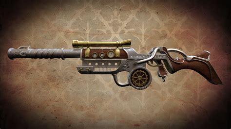 ArtStation - Steampunk Weapon