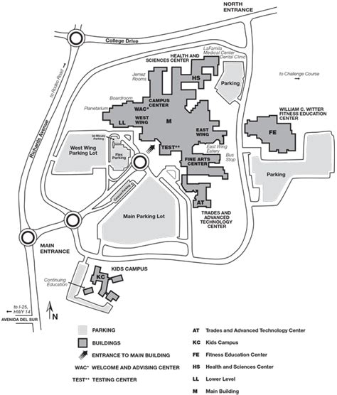 Santa Fe Community College Campus Map - Time Zones Map