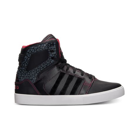 adidas Hi Top Casual Sneakers in Black for Men - Lyst